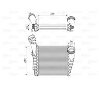 VALEO Intercooler Para VW Touareg 7P5 7LA 7L6 7L7 Audi Q7 4LB Cayenne 955