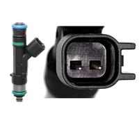 VALEO 348313 Válvula de inyección Inyector de gasolina Tipo de combustible PETROL Tipo de inyector LONG Longitud [mm] : Número de pines : Número de orificios : 4 Presión