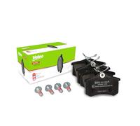 Valeo Juego de 4 Pastillas de Freno Expert 301463A, Eje Trasero | Equipado con Accesorios Montados, Certificación ECE-R90, Probados para Garantizar una Durabilidad y un Rendimiento Óptimos