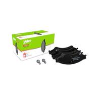 Valeo Juego de 4 Pastillas de Freno Expert 302484A, Eje Delantero