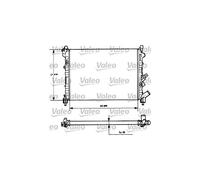 VALEO Kühler, Motorkühlung 731128