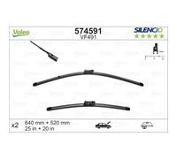 VALEO Limpiaparabrisas Delantero Compatible Para Audi A6 Avant 4G5 C7 4GD