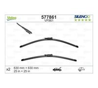 VALEO Limpiaparabrisas Delantero Compatible Para Iveco Daily VI Furgón