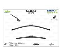 VALEO Limpiaparabrisas Delantero Compatible Para Opel Meriva B Monovolumen S10
