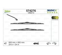 VALEO Limpiaparabrisas Delantero Para Opel Meriva Zafira A F75 T98