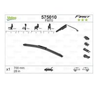 VALEO Limpiaparabrisas Para VW Golf Plus 5M1 521 Opel Zafira B A05