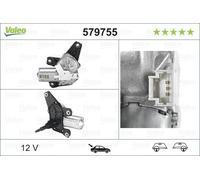 VALEO Motor del limpiaparabrisas para RENAULT: Modus (Ref: 579755)