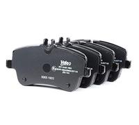 VALEO Pastillas de freno Essential 301448, Juego de 4 pastillas Eje delantero - Certificación ECE-R90