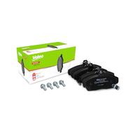 VALEO Pastillas de freno Expert 301022A, Juego de 4 pastillas, Eje delantero, Completamente equipado con accesorios montados - Certificación ECE-R90