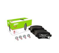 VALEO Pastillas de freno Expert 301584A, Juego de 4 pastillas, Eje trasero, Completamente equipado con accesorios montados - Certificación ECE-R90