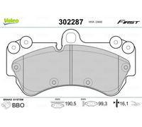 VALEO Pastillas Freno Delant. para VW Touareg Porsche Cayenne Sensor De