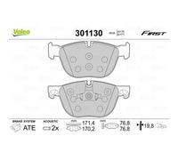 VALEO Pastillas Freno Delant. Sistema Teves para BMW X5