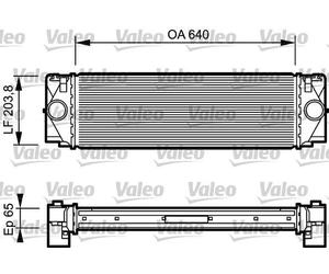 VALEO Radiador de admisión, intercooler para MERCEDES-BENZ: Sprinter (Ref: 817994)
