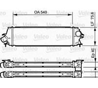 VALEO Radiador de admisión, intercooler para OPEL: Vivaro & RENAULT: Trafic & VAUXHALL: Vivaro (Ref: 818771)