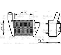 VALEO Radiador de admisión, intercooler para VOLKSWAGEN: Passat & AUDI: A4 & SKODA: Superb (Ref: 818828)