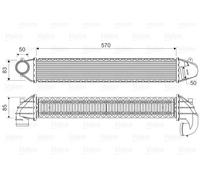 VALEO Radiador de admisión, intercooler para VOLKSWAGEN: Sharan & SEAT: Alhambra & FORD: Galaxy (Ref: 817936)