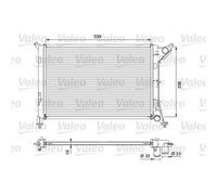 VALEO Radiador De Agua Para MINI Mini R50 R53 Cooper One R52