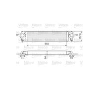 VALEO Radiador de aire de admisión, Refrigeración del motor 818358