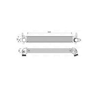 Valeo Radiador de Aire de Admisión, Refrigeración del Motor 818574 | Compatible con: Audi A1, A1 Sportback, Seat Ibiza IV, Ibiza IV SC, Ibiza IV ST, Toyota IV, Skoda Fabia II, Fabia II Combi