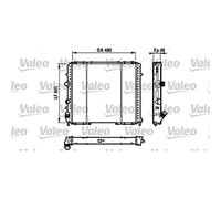 Valeo Radiador de refrigeración del motor 732072