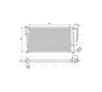 Valeo Radiador, Refrigeración del Motor 732520