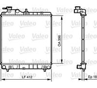 Valeo Radiador, Refrigeración del Motor 735562