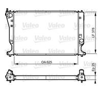 VALEO Radiador, Refrigeración del motor 735574