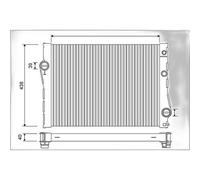 VALEO Radiador Refrigeración Del Motor Aluminio 438-581 mm Para BMW X5