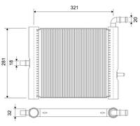 VALEO Radiador Refrigerador de Motor Aluminio para Land Rover Discovery 3.0