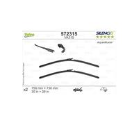 Valeo Silencio 2x AquaBlade Limpiaparabrisas VA315 - Delanteras | 750 mm / 730 mm, Juego de 2 Escobillas, Distribución Integrada de Líquido Lavaparabrisas, 572315