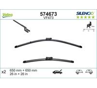 VALEO SILENCIO Escobillas Limpiaparabrisas para OPEL Astra J Sports Tourer (P10)