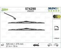 VALEO SILENCIO Escobillas Limpiaparabrisas para VW Golf IV Hatchback (1J1)