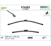 VALEO SILENCIO Escobillas Limpiaparabrisas para VW Polo IV Hatchback (9N, 9A)