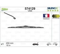 VALEO SILENCIO PERFORMANCE Escobillas Limpiaparabrisas para VW GOLF II 450mm