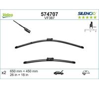 VALEO SILENCIO X.TRM Escobillas Limpiaparabrisas para VW Polo VI (AW1, BZ1, AE1)