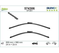 VALEO SILENCIO X.TRM SILENCIO FLAT BLADE SET Escobillas Limpiaparabrisas