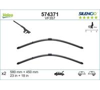 VALEO SILENCIO X.TRM SILENCIO FLAT BLADE SET Escobillas Limpiaparabrisas