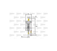 VALEO 587030 Filtro combustible