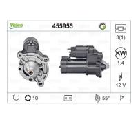 VALEO Starter 1.4 Kw Apto para Peugeot 306 Cabriolet 1.6 106 II 1.5D 455955