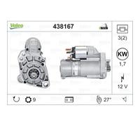 VALEO Starter 1.7 KW Compatible Para Audi A8 4.2 Quattro 3.7 4.0 TDI VW Touareg