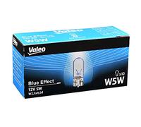 Valeo, W5W, Blue Effect, Cartón x10 | Compatible con: ABARTH 124 Spider, 500 / 595 / 695, 500C / 595C / 695C, GRANDE PUNTO, PUNTO EVO, RITMO