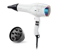 Valera - Epower 2030 Eq Secador De Pelo Iónico Profesional - Ecológico, Potente, Motor Digital, Sistema Sanify Para Purificación Aire, Optimización Inteligente Flujo De Aire, 1600 Watt, Color Blanco
