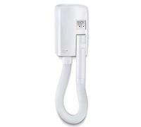 Valera Hotello Super AC Shaver, secador de pelo de pared con toma para afeitadora, 1400 Vatios, Color Blanco