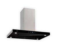 Valeria 90cm 558,3 m³/h Campana de Isla Negro