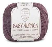 Valeria di Roma Baby Alpaca Ovillo de Color Magenta Cod.050