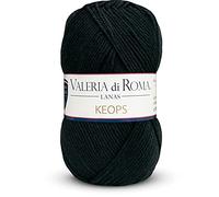 Valeria di Roma KEOPS Ovillo de Color Negro Cod.999