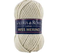 Valeria di Roma Miss MERIN Ovillo de Color Arena Cod.005