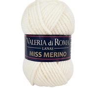 Valeria di Roma Miss MERIN Ovillo de Color Crudo Cod.003