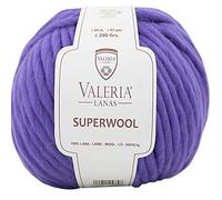 Valeria di Roma SUPERWOOL Ovillo de Color Lavanda Cod. 028