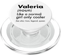 Valeria Like A Normal Girl Only Cooler Queen Nombre PopSockets PopGrip para MagSafe